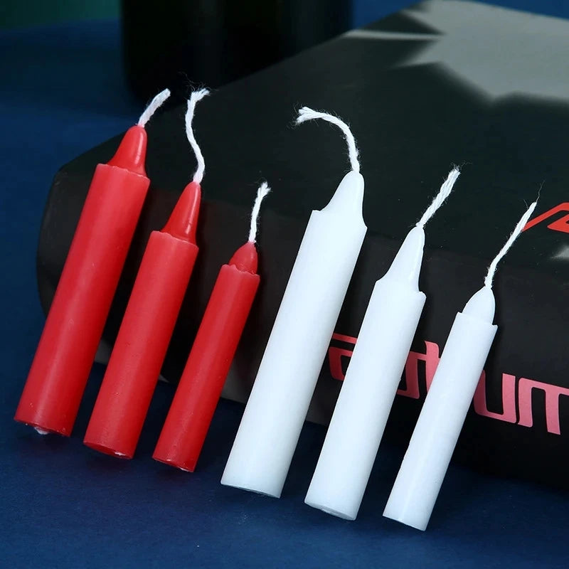 Bougies en cire de paraffine – Lot de 10 bougies pour activités religieuses et décoration