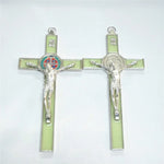 Croix Lumineuse Nocturne - Décoration Murale Religieuse - Vignette | La Paroissienne