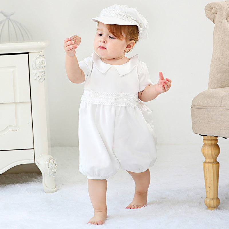 Tenue de Baptême pour Fille - Élégance en Blanc
