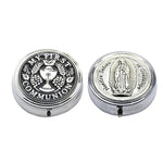 Boîte à bijoux en métal compacte – Rangement portable et élégant - Vignette | La Paroissienne