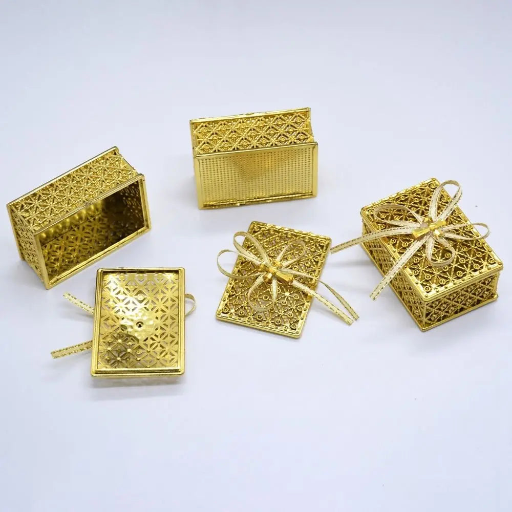 boite à cadeau doré