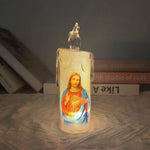 Bougie catholiques électrique LED religieuse sans flamme - Vignette | La Paroissienne
