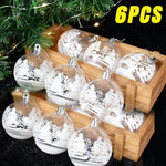 Boules de Noël catholique Transparentes - Set de 6 Pièces - Vignette | La Paroissienne