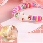 Bracelet Croix en Perles d'Argile - Bijoux Religieux pour Filles - Vignette | La Paroissienne