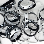 Bracelet Religieux chrétien en Silicone - Lot de 2 pièces (18 cm) - Vignette | La Paroissienne
