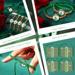 Bracelet chrétien Vert Saint Jude -  Fait Main - Lot de 24 - Vignette | La Paroissienne