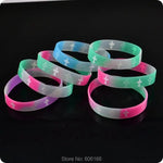 Bracelet  chrétien Wrap Phosphorescent en Silicone - Croix (Lot de 50 pièces) - Vignette | La Paroissienne