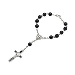 Chapelet dizainier perles métalliques - Vignette | La Paroissienne