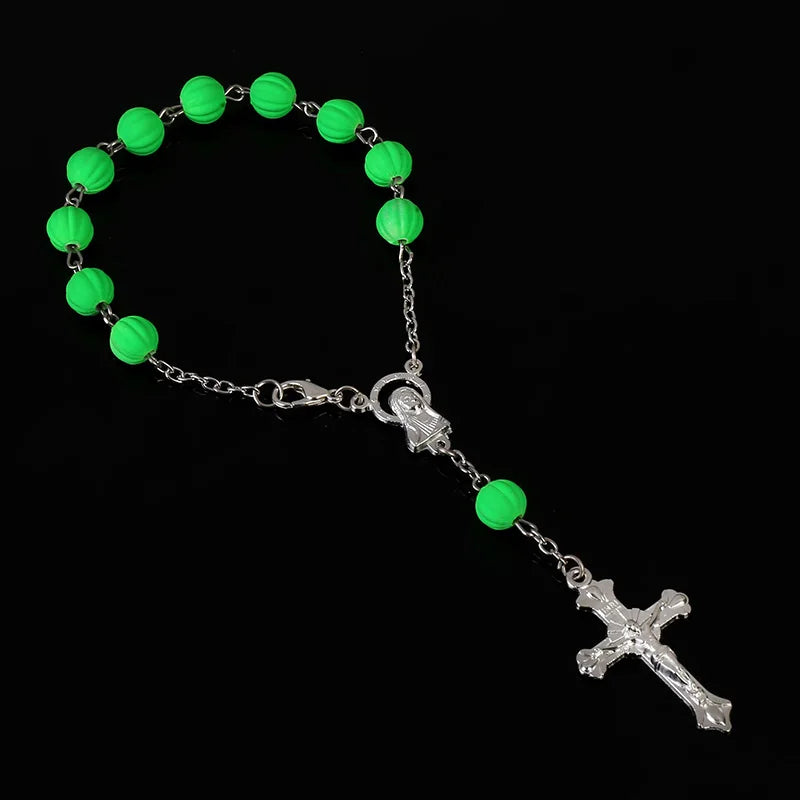 chapelet bracelet 
vert