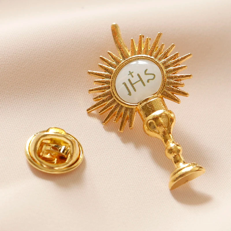Broche Catholique Croix de Jérusalem