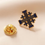 Broche Catholique Croix de Jérusalem - Vignette | La Paroissienne