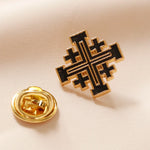 Broche Catholique Croix de Jérusalem - Vignette | La Paroissienne