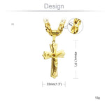 Collier Croix en Acier Inoxydable - Vignette | La Paroissienne