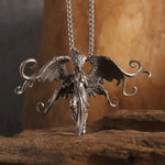 Collier Pendentif Ange Gothique - Bijou Punk et Catholique - Vignette | La Paroissienne