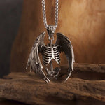 Collier Pendentif Ange Gothique - Bijou Punk et Catholique - Vignette | La Paroissienne