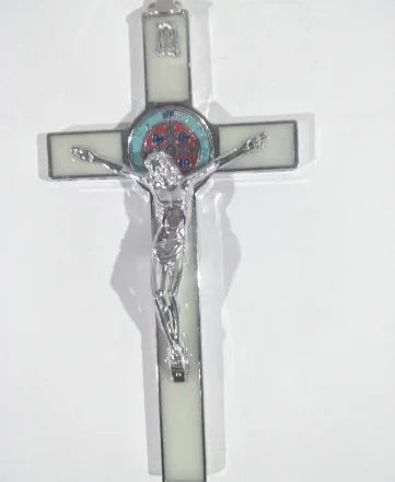 Croix Lumineuse Nocturne - Décoration Murale Religieuse