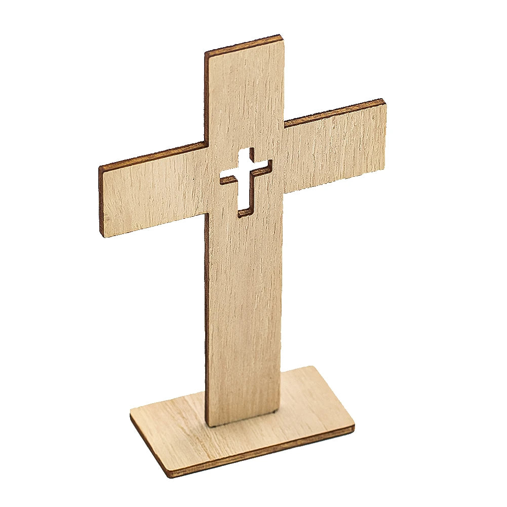 Croix en Bois - Décoration Baptême