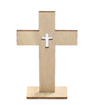 Croix Chrétienne en Bois - Décoration Baptême - Vignette | La Paroissienne