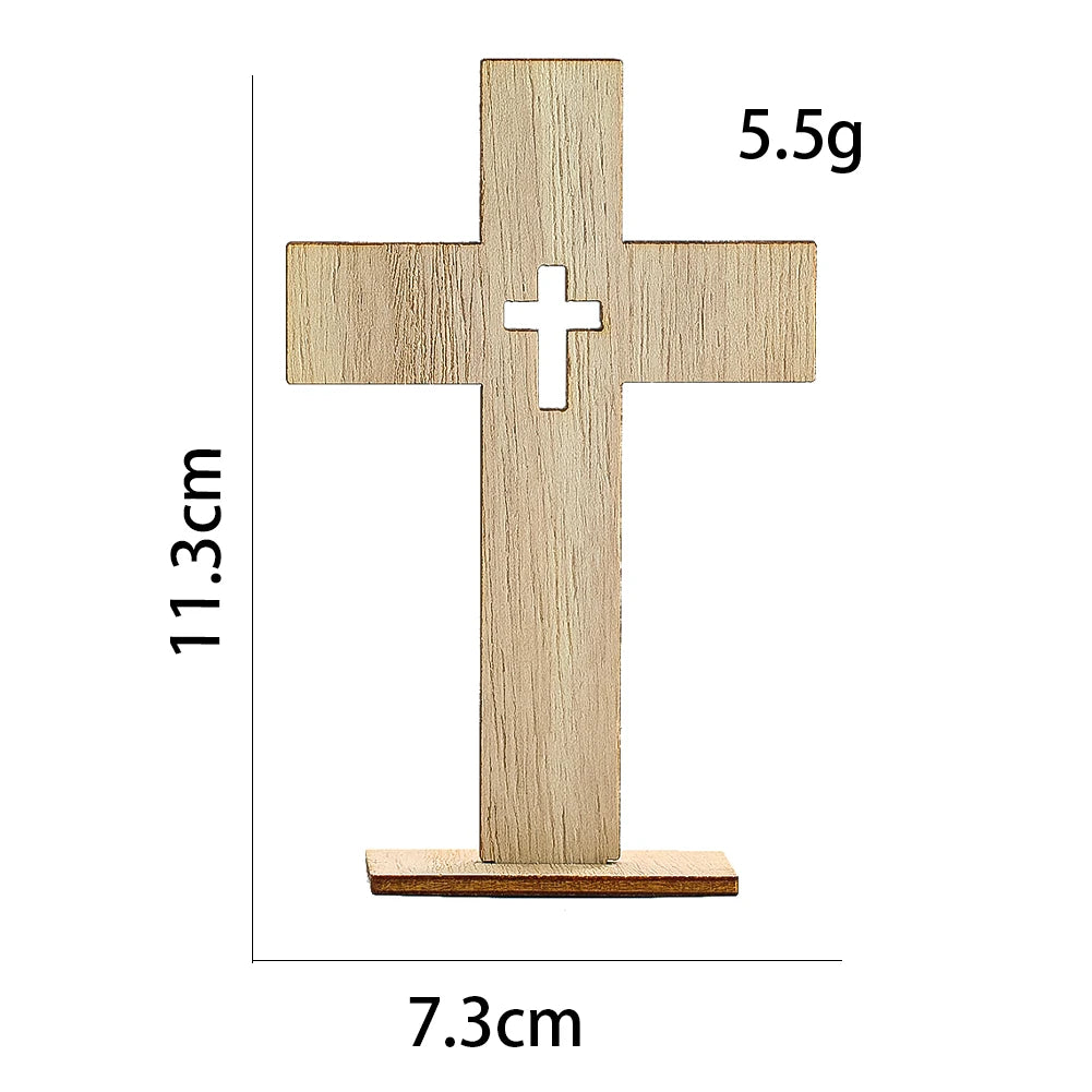 Croix en Bois - Décoration Baptême