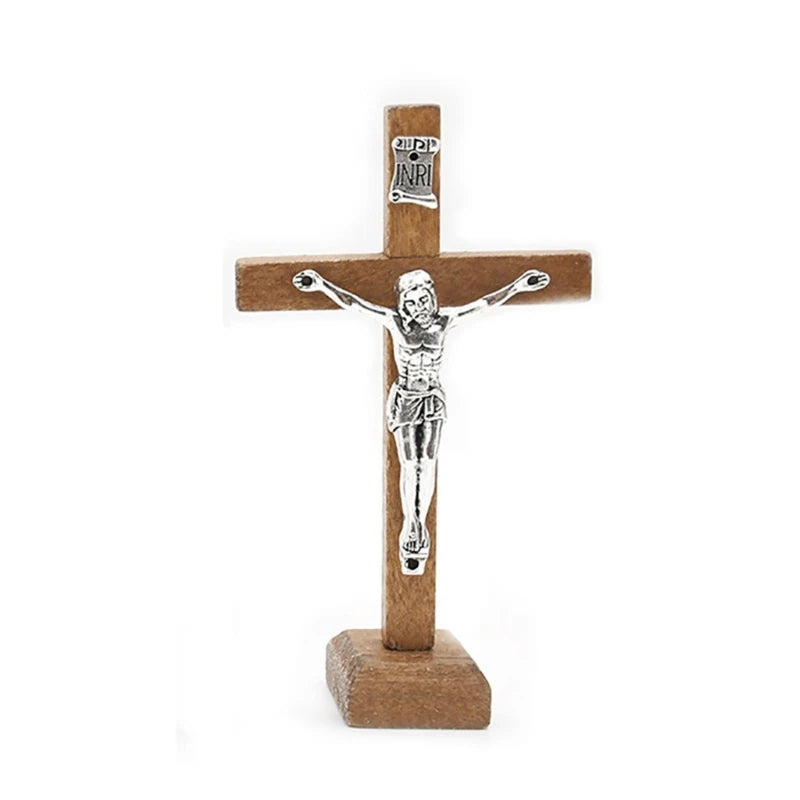  Crucifix avec Support - Décoration de Table