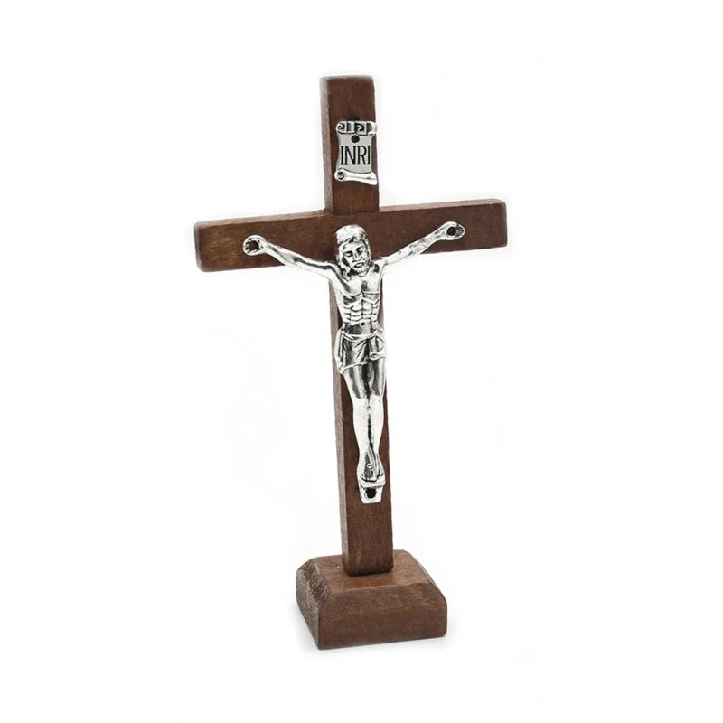  Crucifix avec Support - Décoration de Table