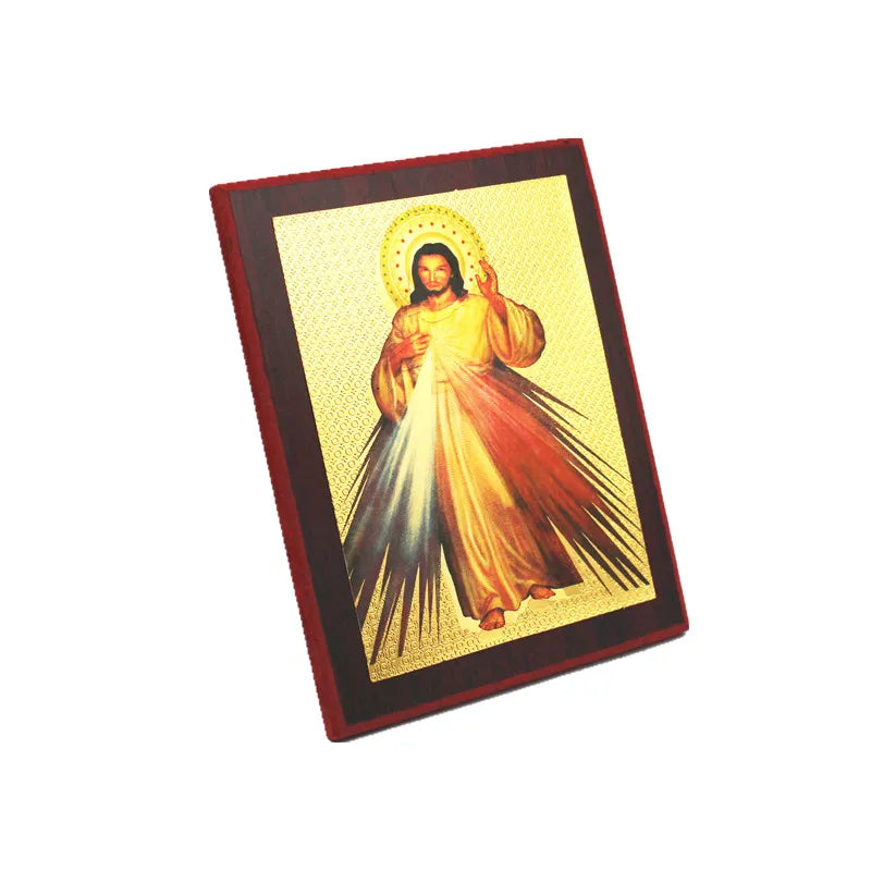 Icônes religieuses en bois – Décoration pour la maison et l'église-imae4