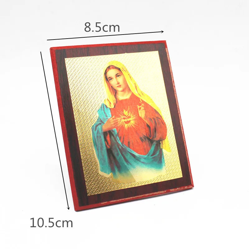 Icônes religieuses en bois – Décoration pour la maison et l'église-imae5