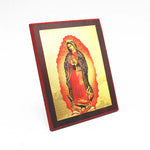 Icône religieuse de la Vierge Marie en bois - Décoration spirituelle pour maison et église - Vignette | La Paroissienne