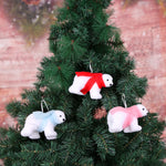 Pendentif Ours de Noël - Décoration Festive en Mousse (5 modèles) - Vignette | La Paroissienne