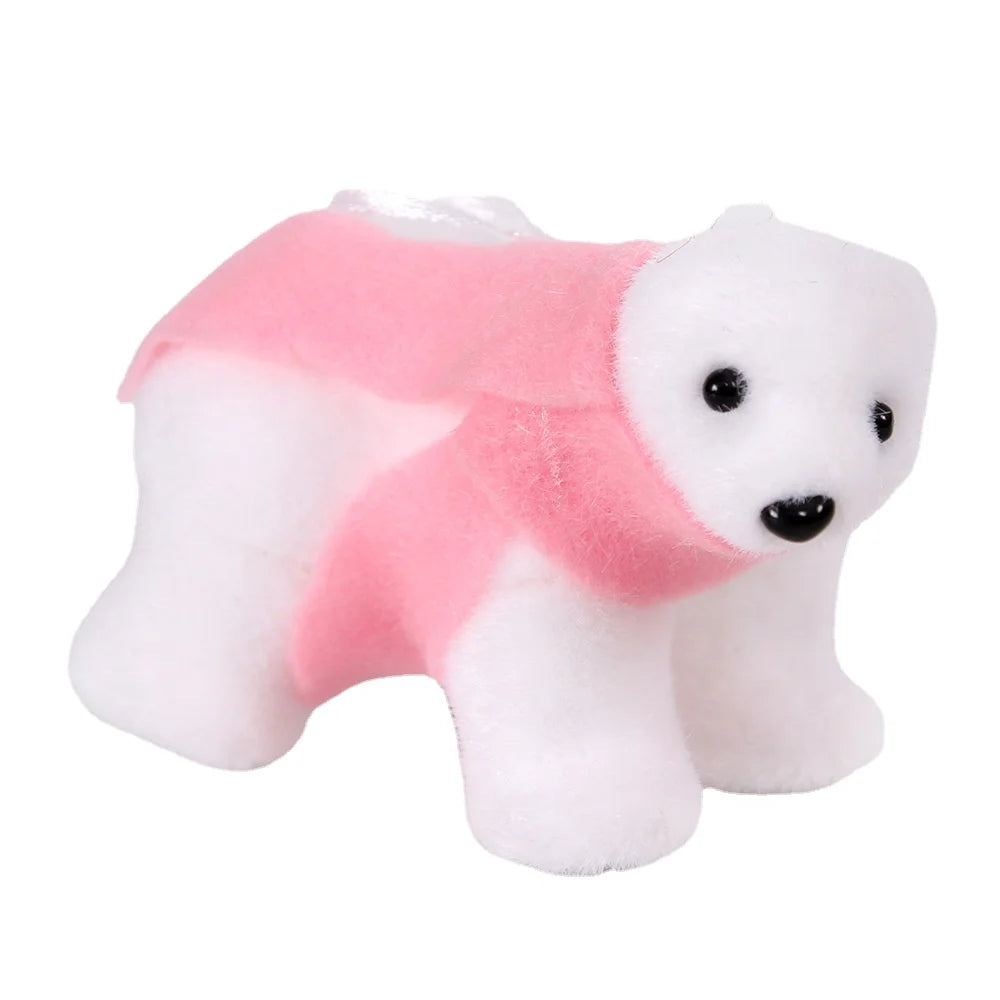 Pendentif Ours de Noël - Décoration Festive en Mousse (5 modèles)