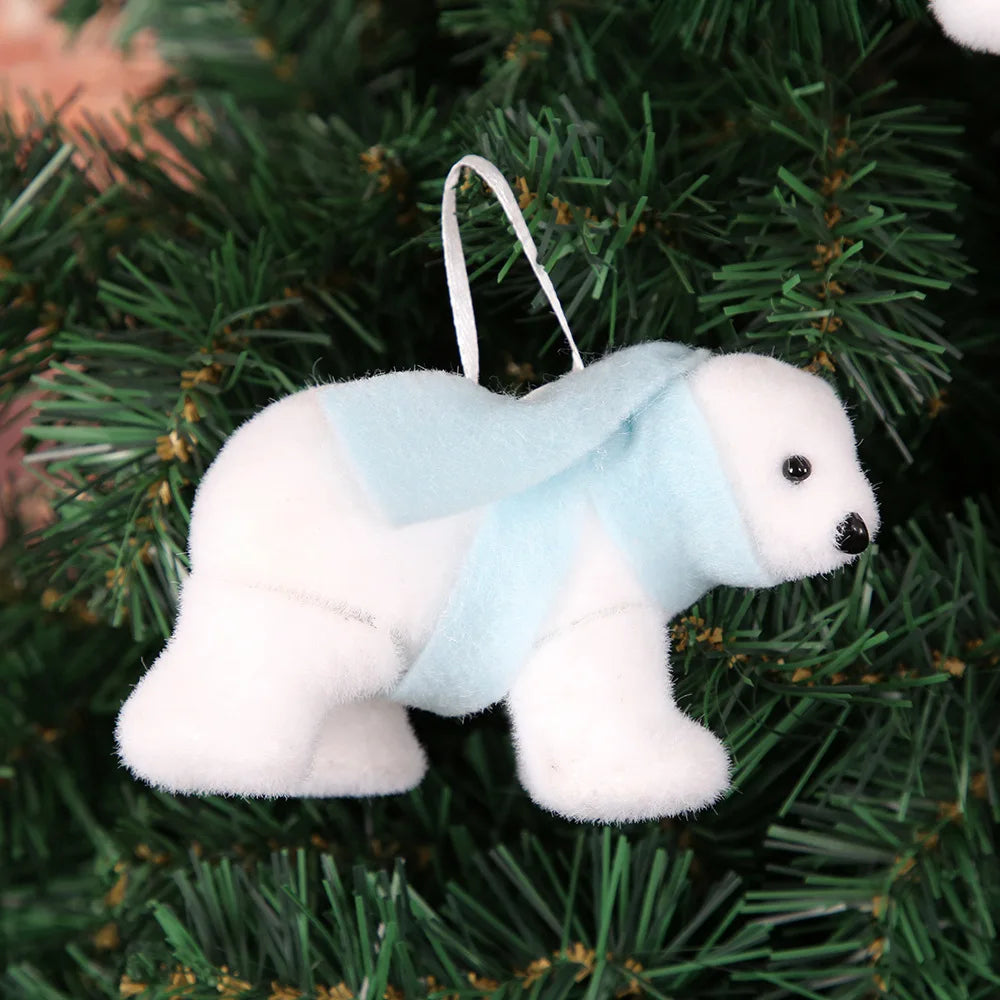 Pendentif Ours de Noël - Décoration Festive en Mousse (5 modèles)
