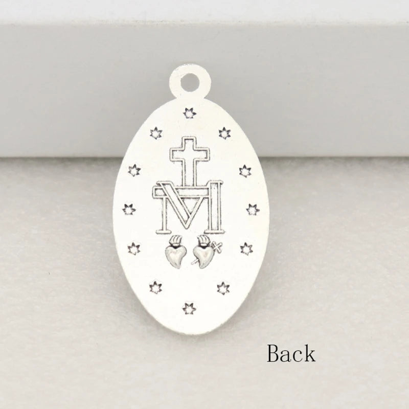 Pendentifs Vierge Marie - Lot de 10 Pièces pour DIY Chapelet