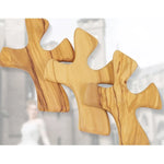 Croix de Prière catholique en Bois - Artisanat de Bethléem - Vignette | La Paroissienne