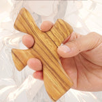 Croix de Prière catholique en Bois - Artisanat de Bethléem - Vignette | La Paroissienne