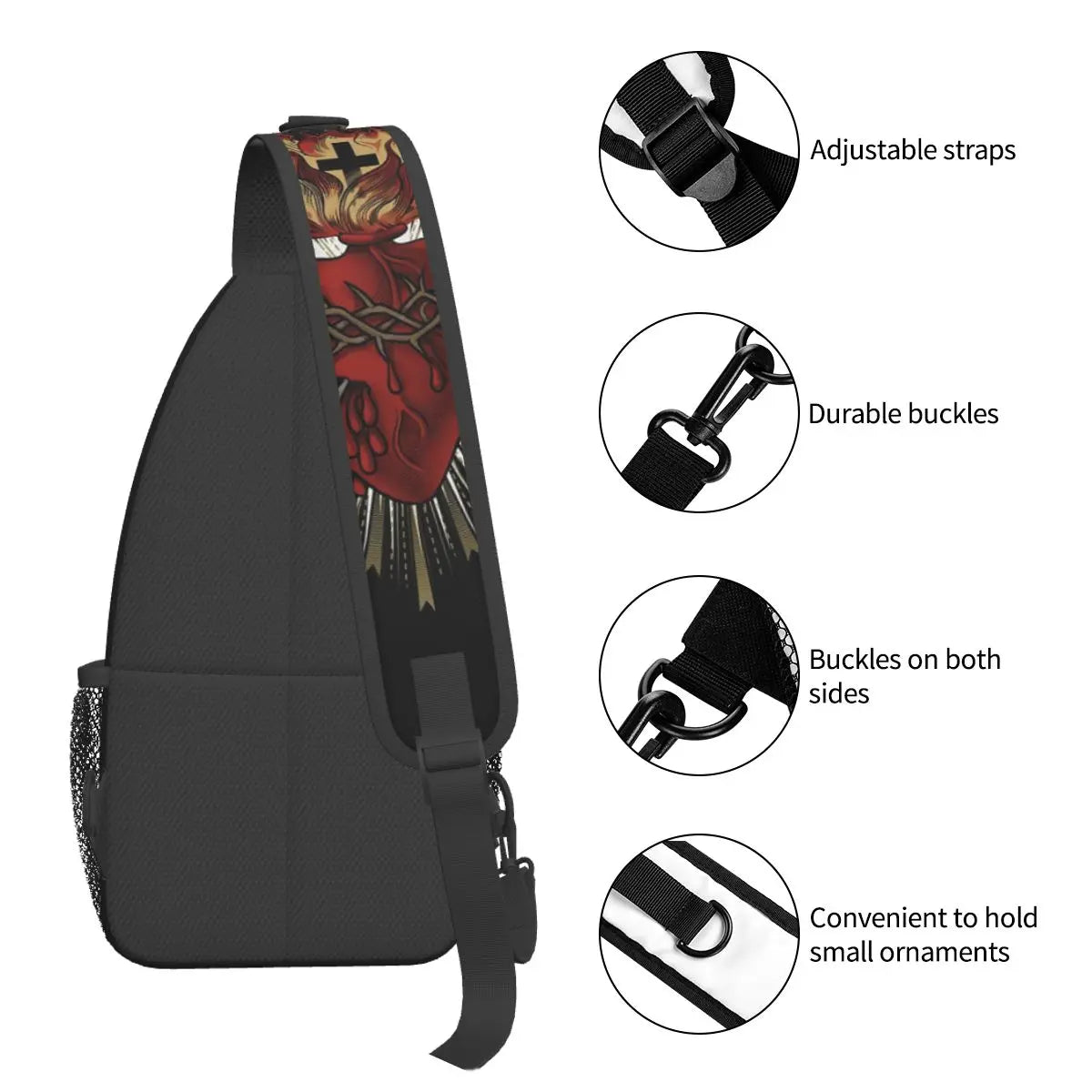 Sac Bandoulière - Sacré cœur 