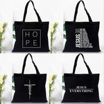 Sac Tote en Toile - "Jesus" - Sac Éco et Pliable - Vignette | La Paroissienne