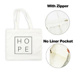 Sac Tote en Toile - "HOPE" - Sac Éco et Pliable - Vignette | La Paroissienne