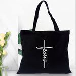 Sac Tote en Toile - "Jesus" - Sac Éco et Pliable - Vignette | La Paroissienne