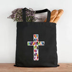 Sac Éco en Toile avec Croix Chrétienne - Vignette | La Paroissienne