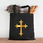 Sac Éco en Toile avec Croix Chrétienne - Vignette | La Paroissienne