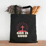 Sac Éco en Toile avec Croix Chrétienne - Vignette | La Paroissienne