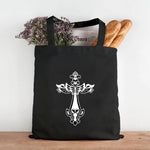Sac Éco en Toile avec Croix Chrétienne - Vignette | La Paroissienne