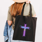 Sac Éco en Toile avec Croix Chrétienne - Vignette | La Paroissienne