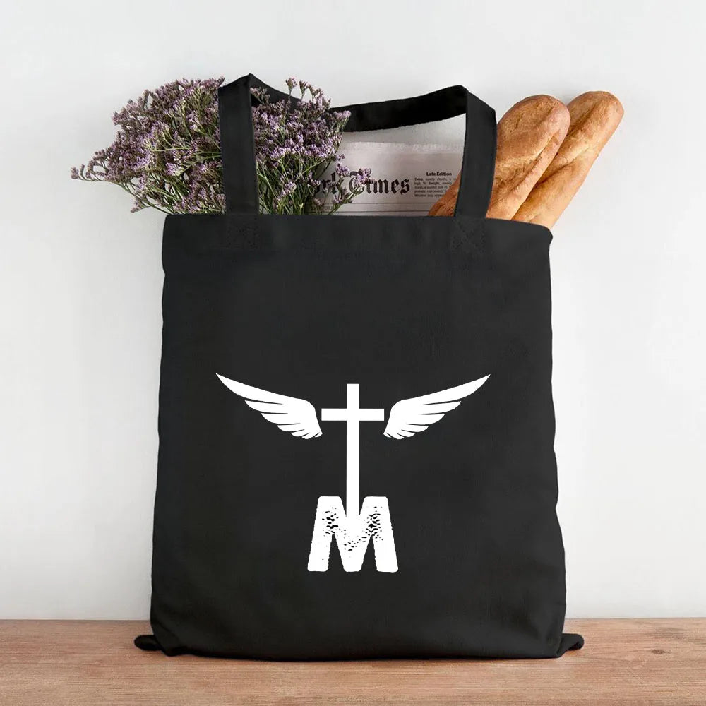 Sac Éco en Toile avec Croix Chrétienne