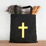 Sac Éco en Toile avec Croix Chrétienne - Vignette | La Paroissienne