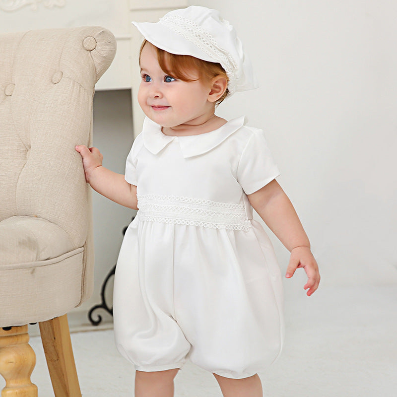 Tenue de Baptême pour Fille - Élégance en Blanc